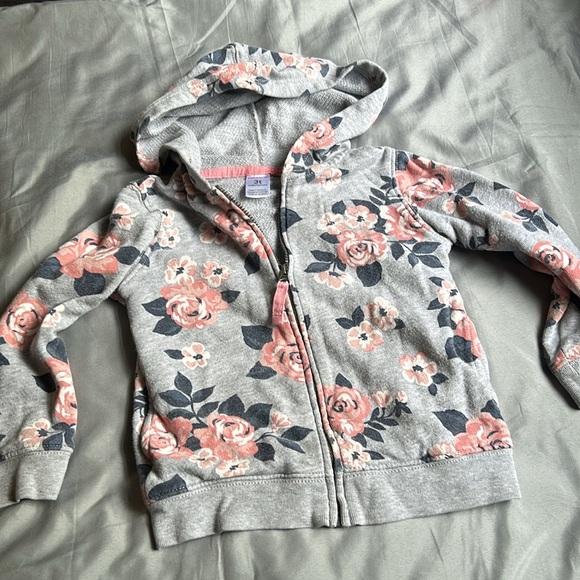 Carter’s Zip-up Hoodie - 3T - Picture 3 of 3